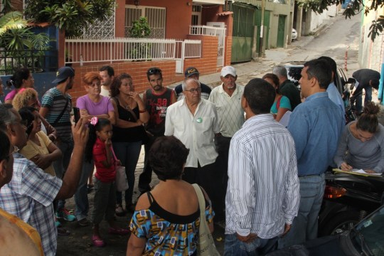Foto:  Vecinos del sector La Cruz del barrio / Nota de prensa