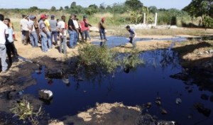 Nuevo derrame de crudo en Anaco (Foto)