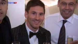 Así festejó Messi (fotos y video)