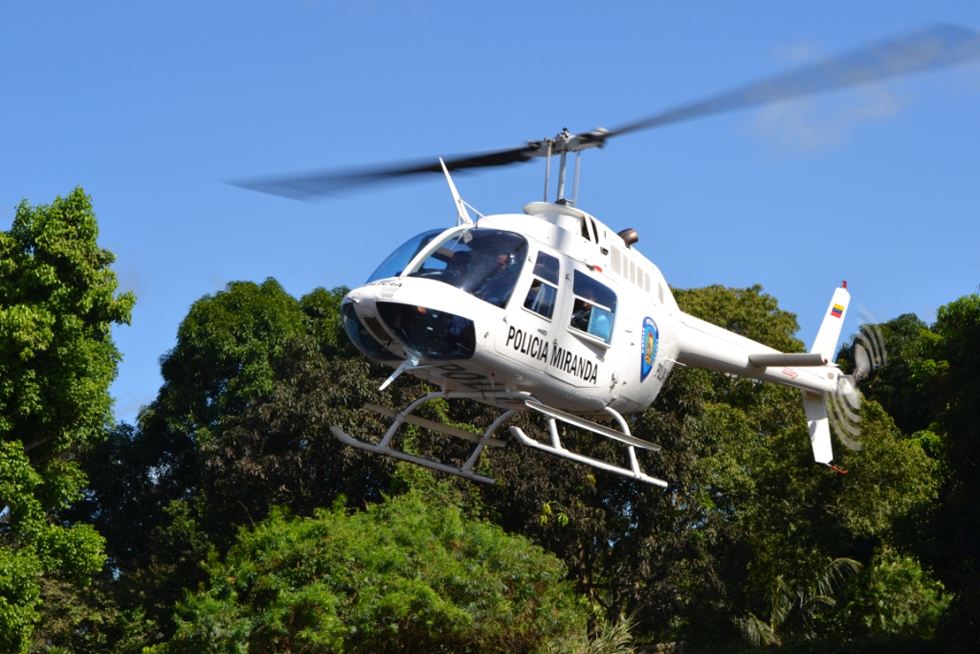 Prohíben sobrevuelos de helicópteros de la Policía de Miranda