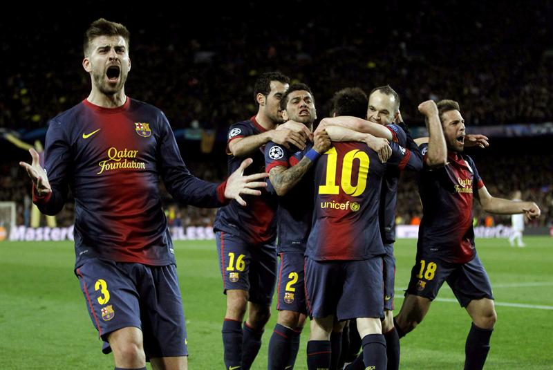 Barcelona aplasta 4-0 al Milan y clasifica a cuartos de final de la Liga de Campeones
