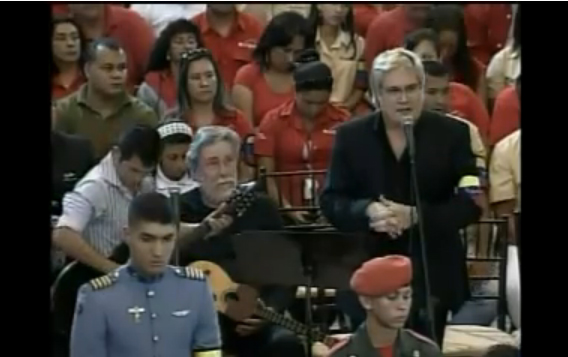El cubano Amaury hace campaña por Maduro…y en cadena nacional (Video)