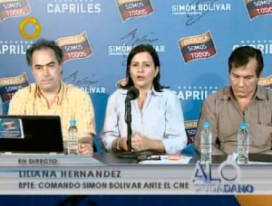 Comando Simón Bolívar  repasa peticiones al CNE