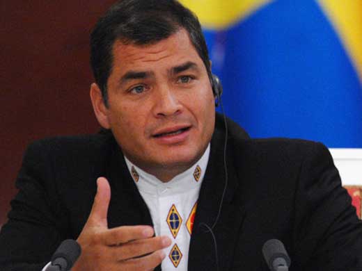Correa rechaza matrimonio gay