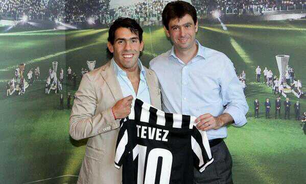 Tévez llega a la Juventus y lucirá el “10” de Del Piero (Foto)