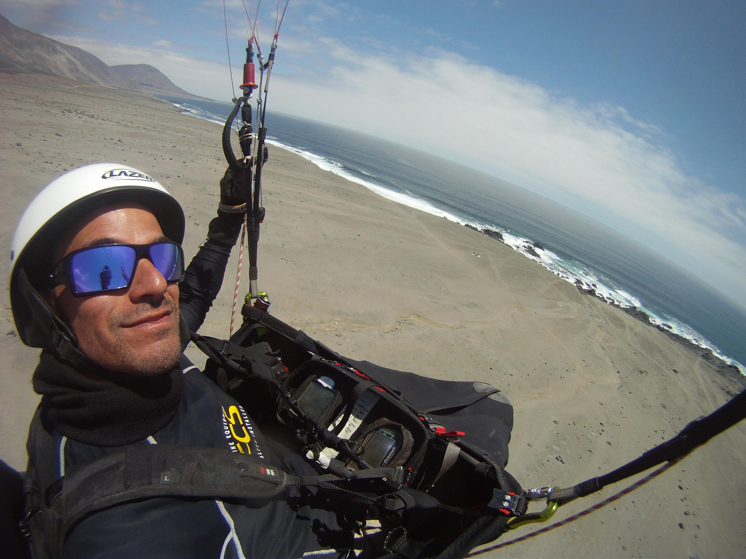 Alejandro Albornoz cerró en puesto 22 del Campeonato Español de Parapente