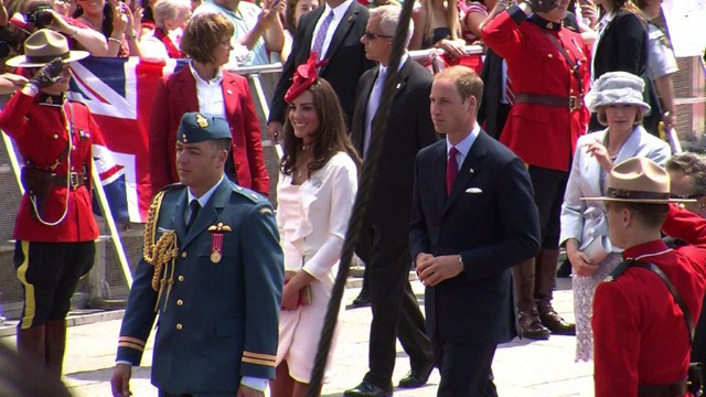 Canadá dividida por el bebé real (Video)