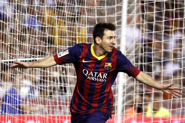 Hat-trick de Messi da victoria al Barcelona frente al Valencia