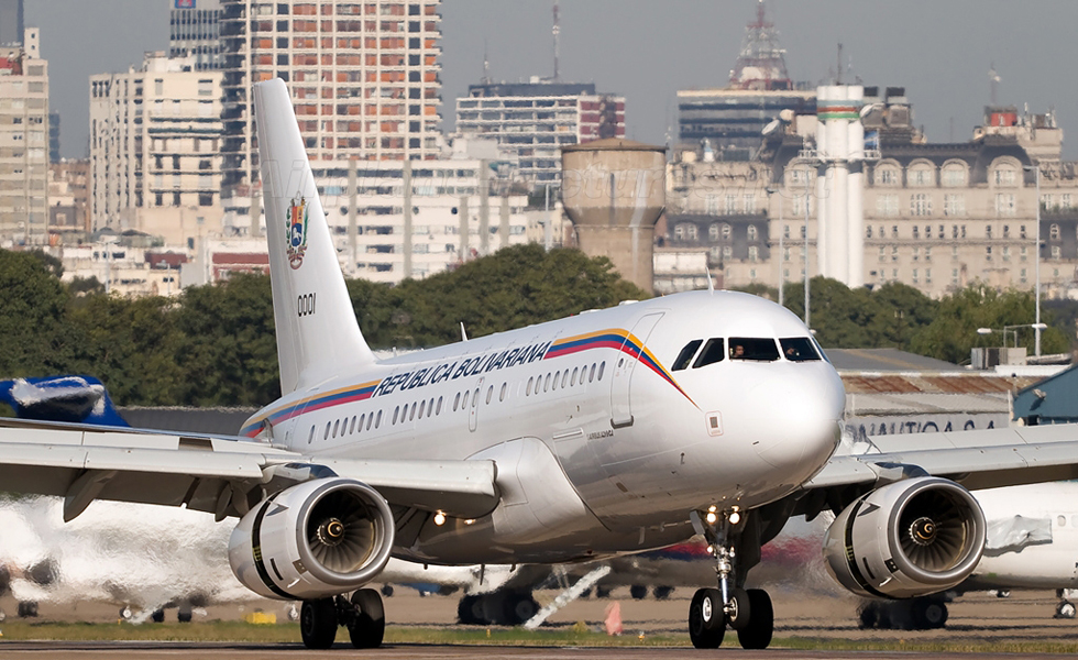 Airbus afirma que no se encarga del mantenimiento del avión de Maduro