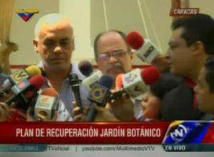 Jardín Botánico de Caracas será rehabilitado, según Rodríguez
