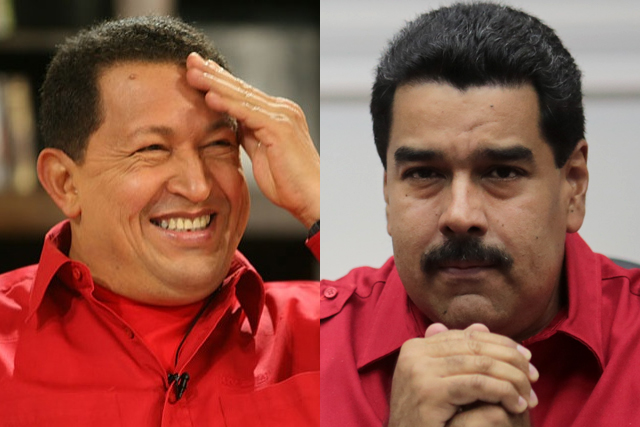 Al mejor estilo Chávez, Maduro también tiene su lunar en la frente (Fotodetalle)