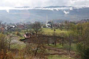 La tierra se tragó una laguna en Bosnia (Fotos)