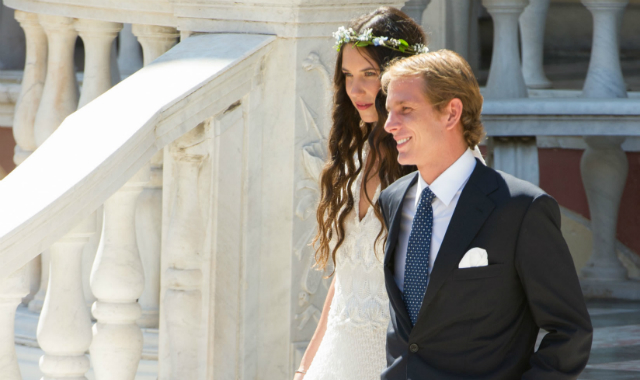 El hijo de Carolina de Mónaco se casa por la Iglesia en Suiza