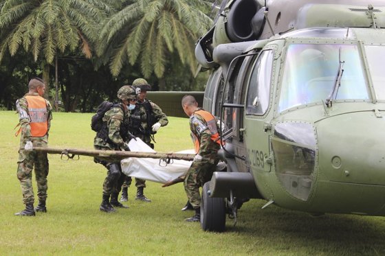 Mueren dos guerrilleros de las Farc y cinco son detenidos al suroeste de Colombia