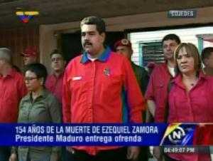 Maduro participa en el acto conmemorativo de Ezequiel Zamora