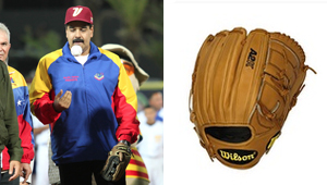 ¿Maduro gastó su cupo electrónico comprándose un guante? (Fotodetalle)
