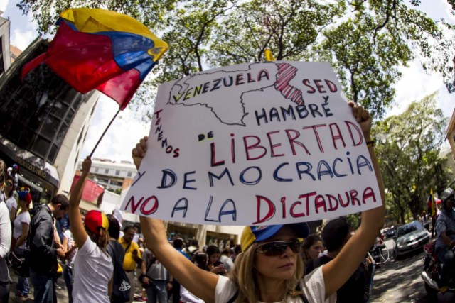 Venezolanos protestaran en contra de Maduro el 16 de noviembre. Archivo. 
