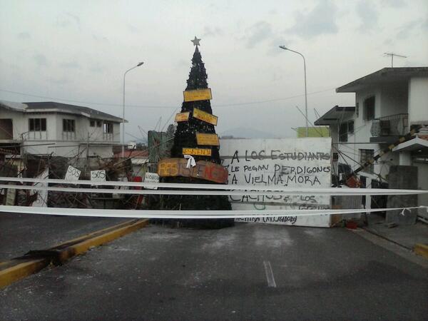 Gran barricada en el Táchira (Foto)