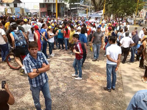 Tachirenses se concentraron en San Cristóbal en rechazo a detención de Ceballos (Fotos)