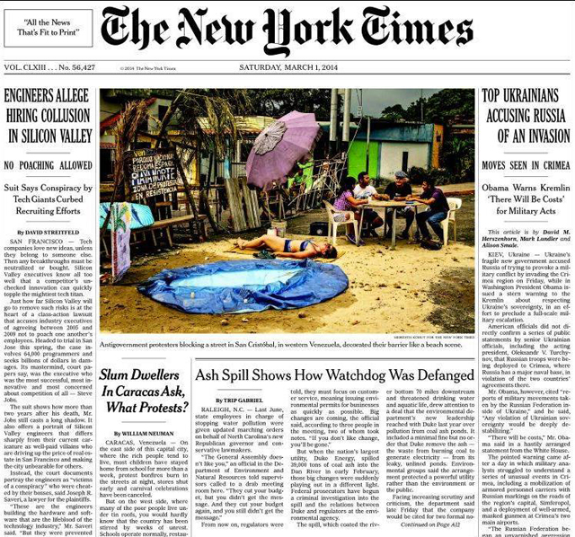 Los gochos son portada del New York Times (FOTO)