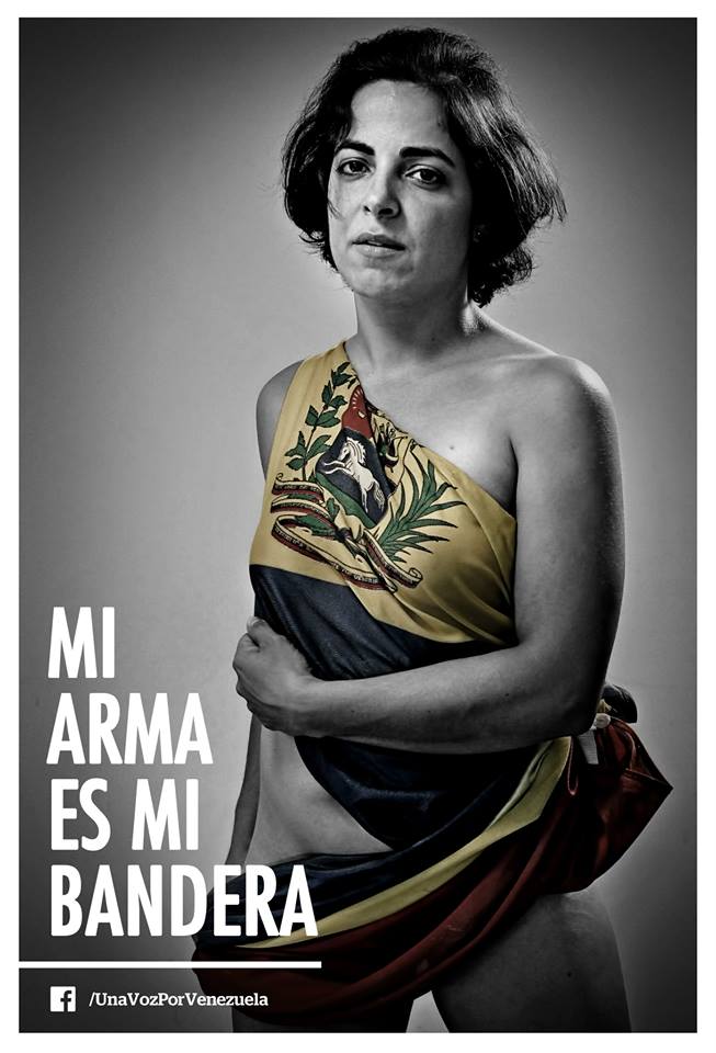 Venezolanos en Argentina realizan campaña #MiArmaEsMiBandera (Fotos)