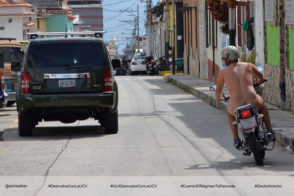 Gochos se desnudan de manera original #DesnudosconLaUCV (Fotos)