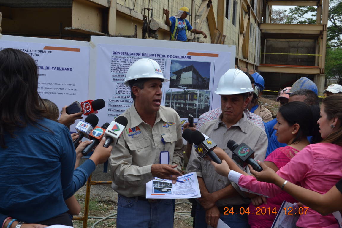 Gobernación de Lara inició construcción de la quinta etapa del Hospital de Cabudare