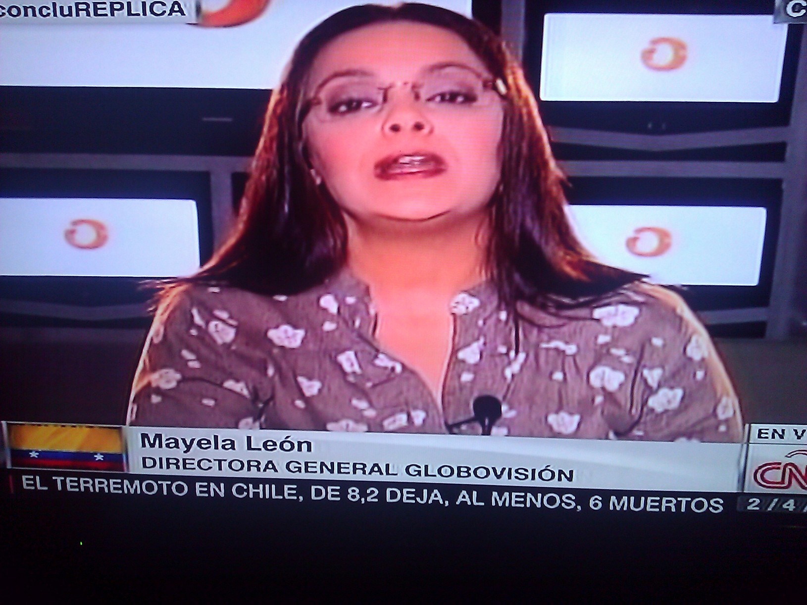 Globovisión “aclara” en CNN por qué no transmitió video de GNB y colectivos trabajando juntos