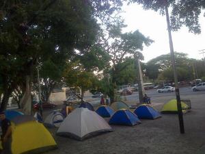 Instalan campamento de resistencia en Aragua (Fotos)