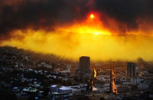 Doce muertos y 8.000 los damnificados por incendio en Valparaíso