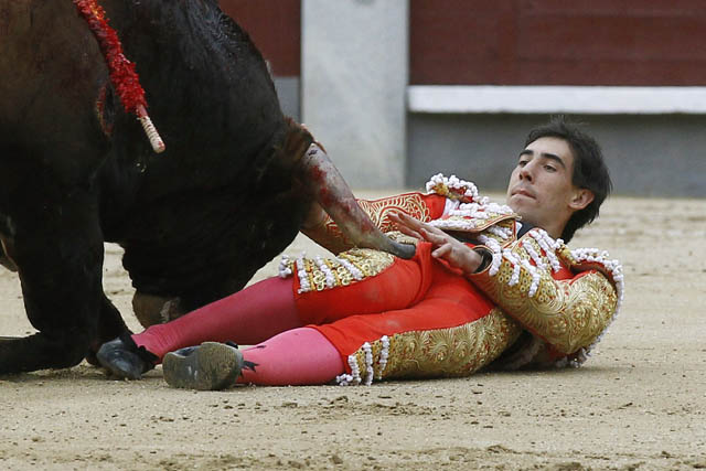 ¡Ganó el toro!… par de “mataores” corneados en las Ferias de no nos Importa (FOTOS)