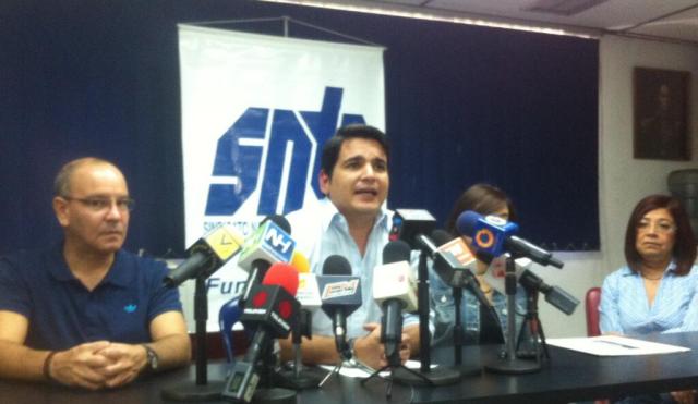 Marco Ruiz, secretario del SNTP. Foto: @sntpvenezuela