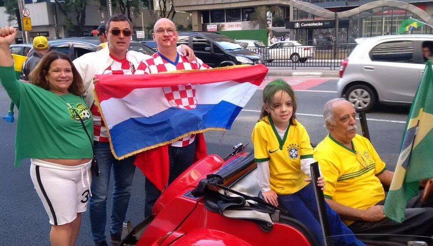 Se enciende el ambiente previo al inicio del Mundial Brasil 2014 (Fotos)