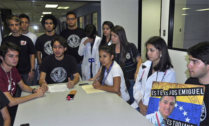 Estudiantes de la UCV en Barquisimeto exigen liberación de sus compañeros