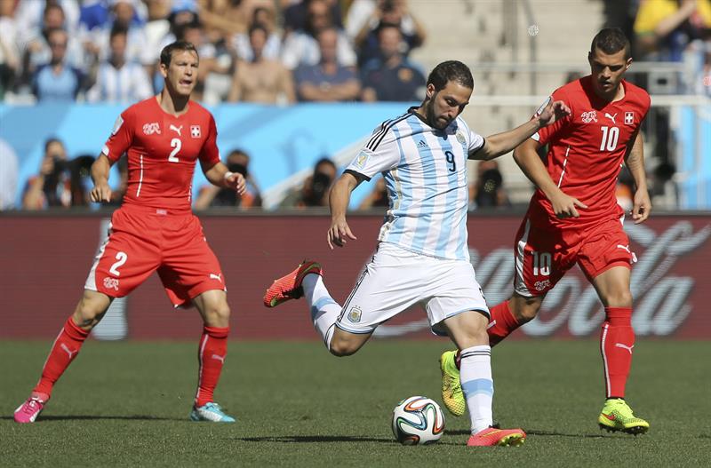 Las mejores imágenes del partido entre Argentina y Suiza