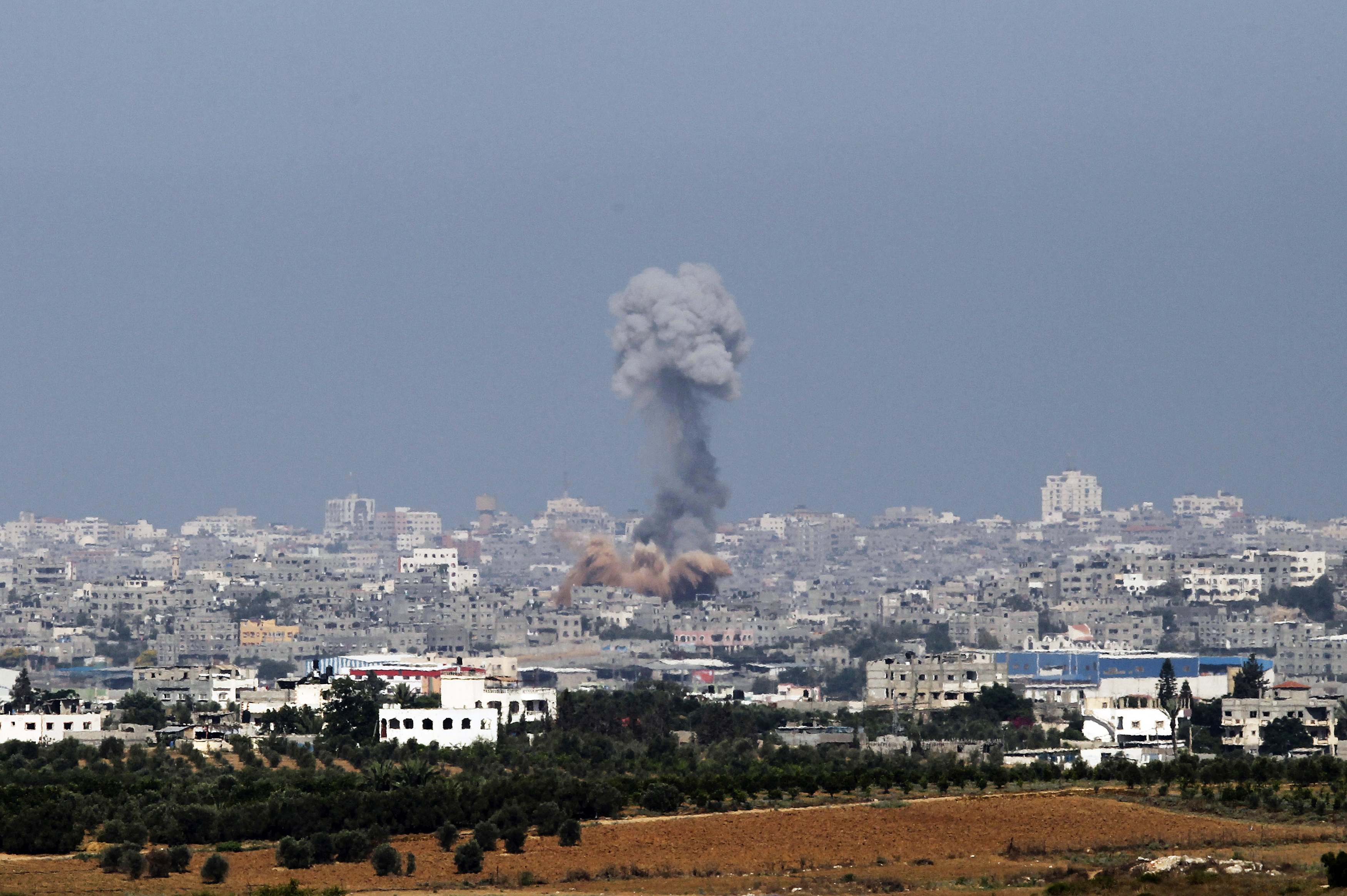 Cien palestinos muertos en 4 días de ofensiva israelí en Gaza