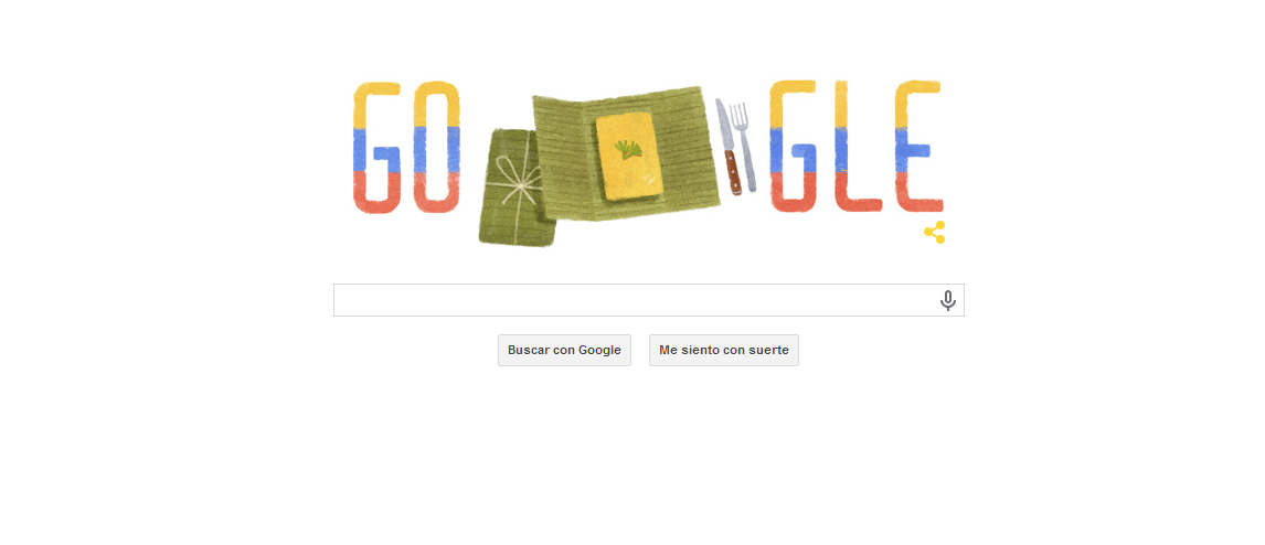 Google celebra la Independencia de Venezuela con una hallaca (Imagen)