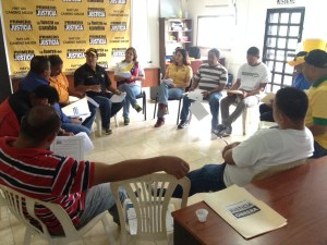 Justicia Obrera promueve fortalecimiento de sindicatos en Guayana