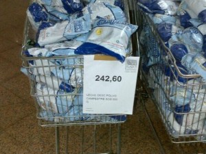 Esto es lo que cuesta casi un kilo de leche (Fotos)