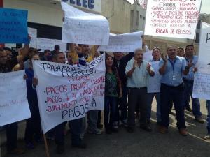 Reportan protesta de empleados de Corpoelec en Anzoátegui (Foto)