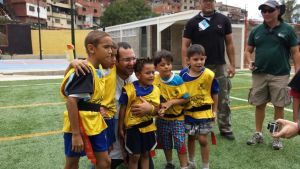 Primera escuela de rugby infantil en Venezuela