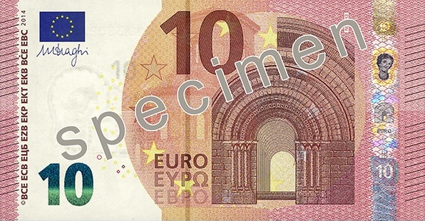 El nuevo billete de 10 euros entra en circulación este martes (Video)