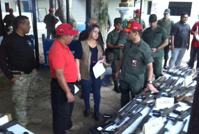 Incautan cartuchos de FAL y granadas en Tocuyito tras el desalojo