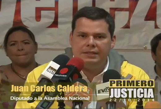 Juan Carlos Caldera presentó montaje hecho por el Gobierno en su contra (Video)