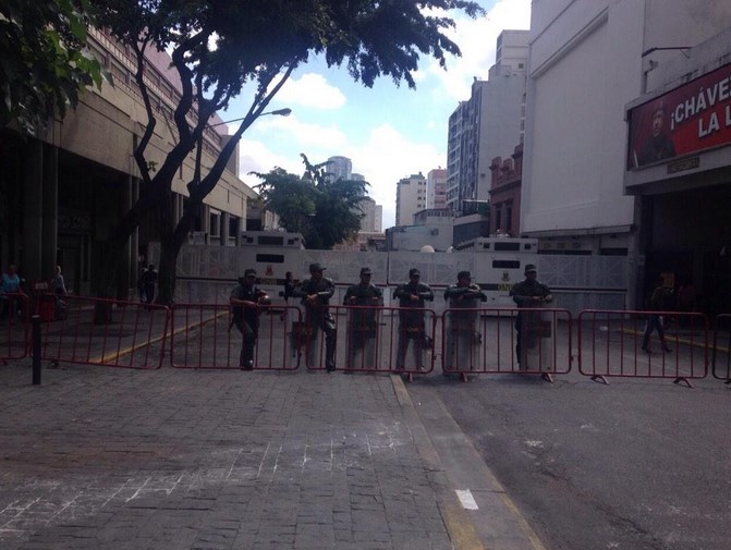 Así está el Palacio de Justicia por audiencia de López (Foto)