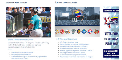 Comenzaron votaciones para el Juego de Estrellas de la Lvbp