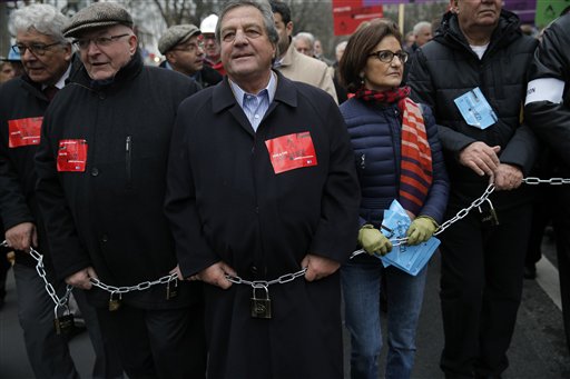 En Francia los jefes también protestan