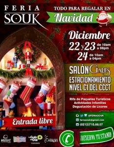 Tercera edición de la Feria Souk: ¡Todo para la Navidad!