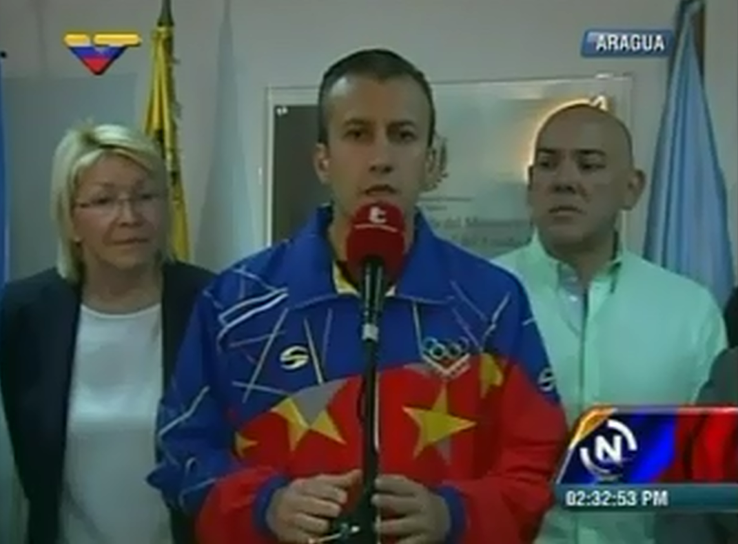 El Aissami tildó de “infeliz” la sanción de EEUU contra los funcionarios venezolanos (Video)