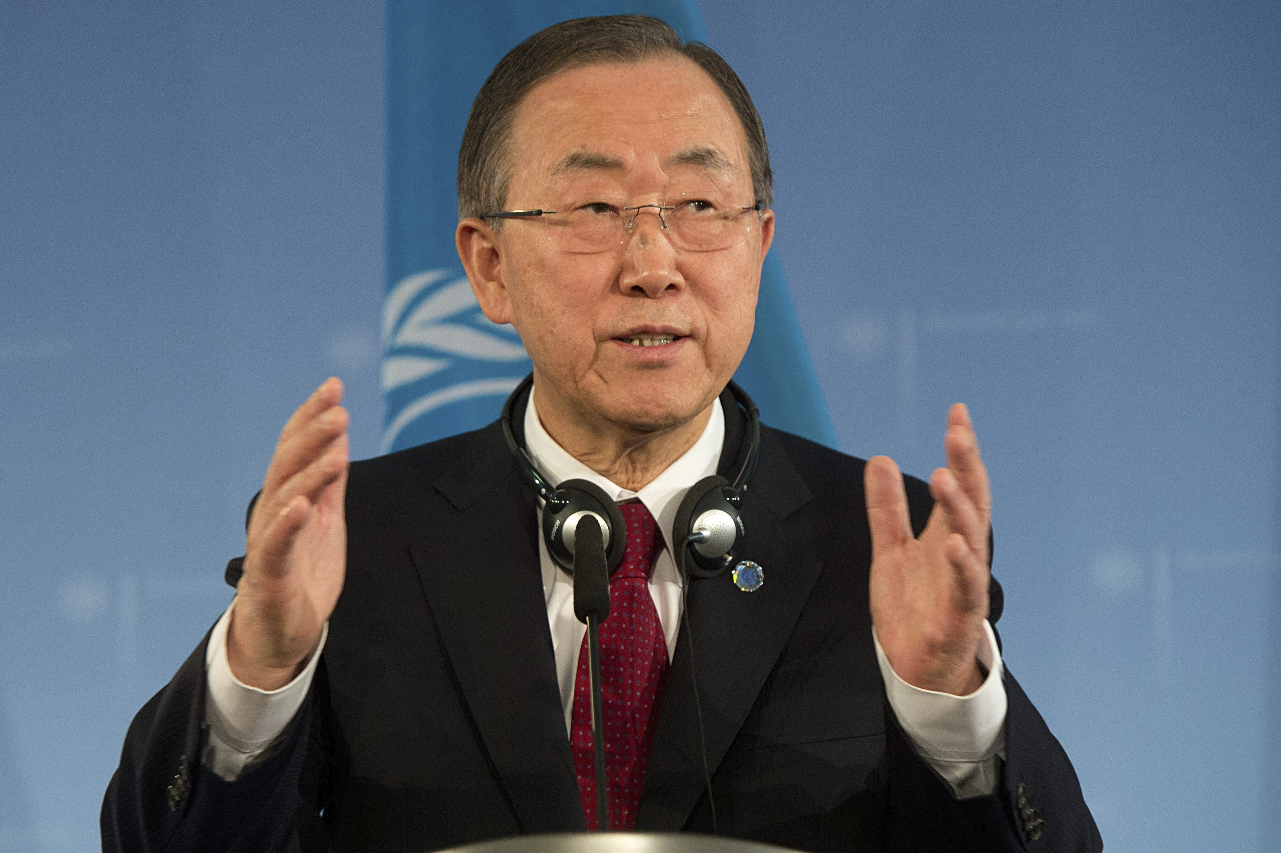 Ban Ki-moon se pronuncia ante matanza en Oregón